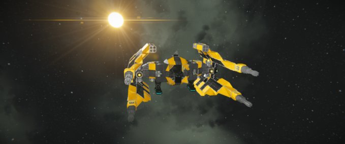 Blueprint Tie interceptor Space Engineers mod