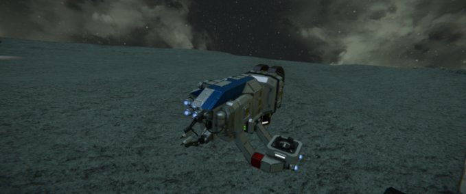 Ship Atlas Space/Moon Welder Modular vehicle Space Engineers mod