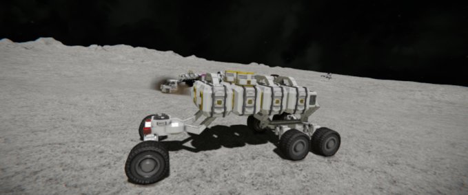 Blueprint Atlas Cargo Modular Truck (No Cab) Space Engineers mod