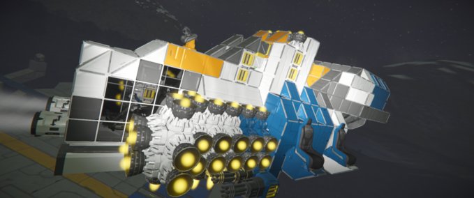 Blueprint RRF Light Transport Space Engineers mod