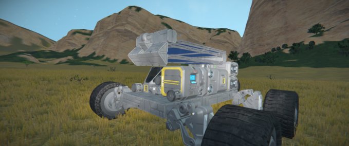 Blueprint Multi planet scout rover Space Engineers mod