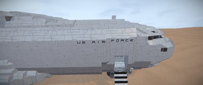 Blueprint C 17 Globemaster (By Lixyss ) Space Engineers mod