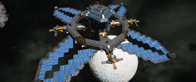 Blueprint SHADOW STAR STATION Space Engineers mod