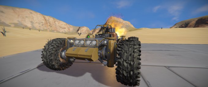 Blueprint Wasteland Scout Rover Space Engineers mod