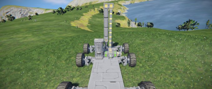 Blueprint mobile bore miner Space Engineers mod