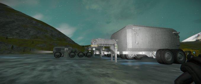 Blueprint drop pod trailer Space Engineers mod