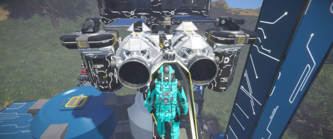 Blueprint White knight united kindom Space Engineers mod