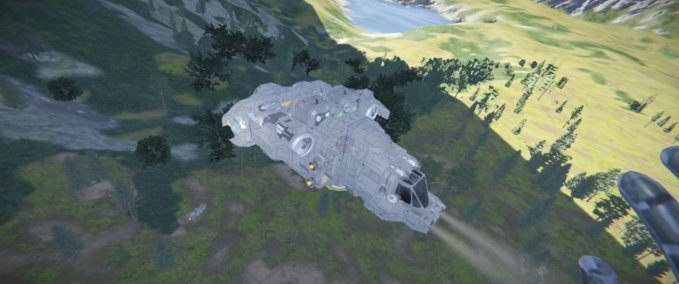 Blueprint Space shuttle Space Engineers mod