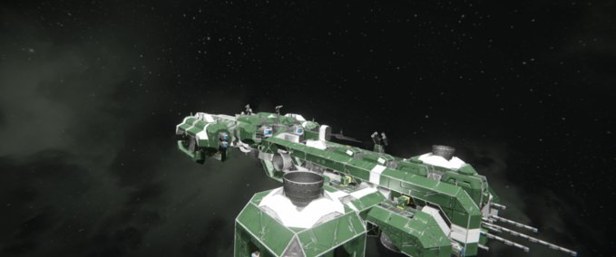 Blueprint B-120 Bulk Freighter Space Engineers mod