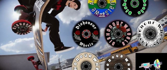 Gear Dishonour Wheels Pack 3 Skater XL mod