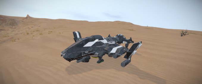 Blueprint RSN - Vulture Class Atmospheric GunShip MK2 Space Engineers mod