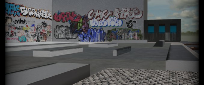 Map Born Skate Plaza Skater XL mod