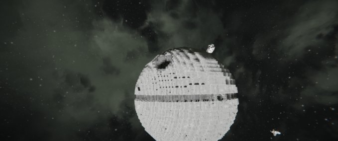 Blueprint Death star w full interior Space Engineers mod
