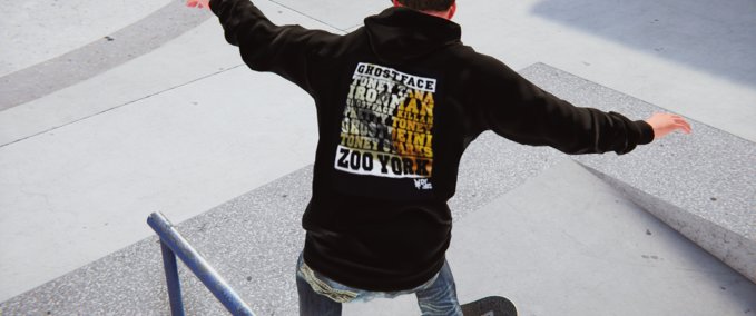 Gear Ghostface x Zoo York Hoodie Skater XL mod