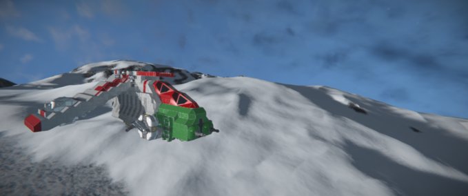 Blueprint LA-AT that has working doors and flys _1 Space Engineers mod