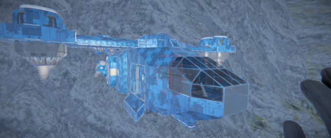 Blueprint GreenCorp. Hawk Vtol (unarmed) Space Engineers mod