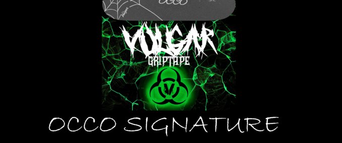 Fakeskate Brand Occo Signature Grip - Vulgar Griptape Skater XL mod