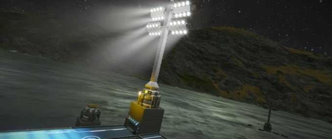 Blueprint Spotlight Tower Space Engineers mod