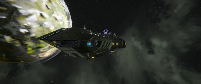 Blueprint BSF Ravuna Class Corvette Space Engineers mod