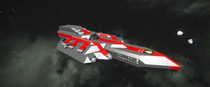 Blueprint U.S.S Daedalus Space Engineers mod