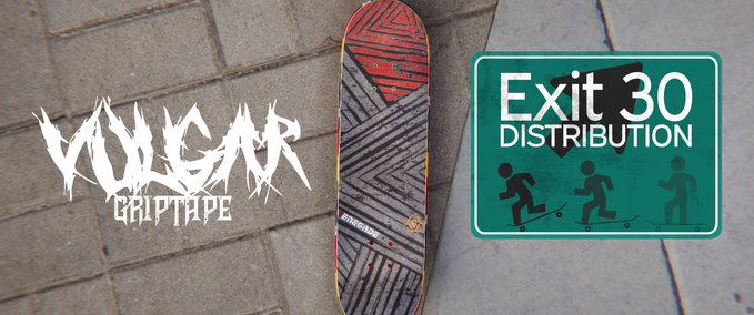 Gear Vulgar Grip X Exit 30 Distribution Skater XL mod