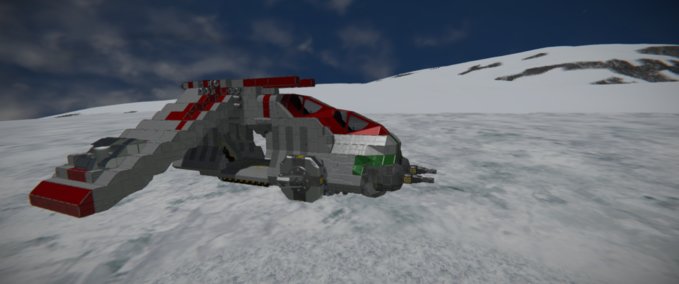 Blueprint LA-AT that flys, works, finished Space Engineers mod