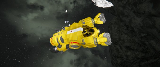 Blueprint Damaged hydrogen miner Space Engineers mod