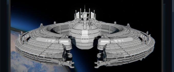 Blueprint Lucrehulk Control Ship Space Engineers mod