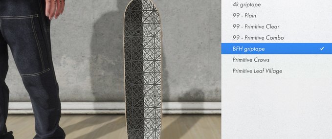 Real Brand 4k BFH griptape Skater XL mod