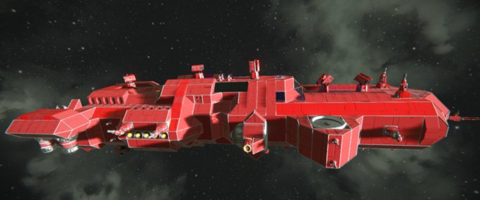Blueprint FEDF Elite Frigate V2 Space Engineers mod