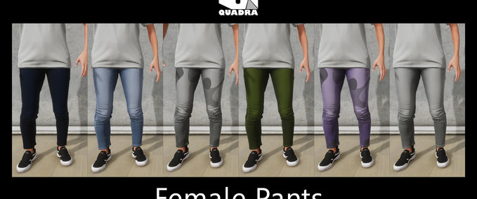 Gear Female Denim Pants - Quadra Skater XL mod