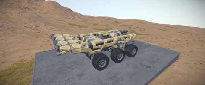 Blueprint Desert Survival Driller Space Engineers mod