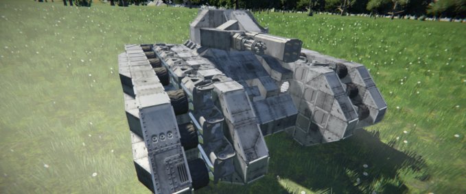 Blueprint J.27 light tank Space Engineers mod