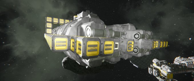 Blueprint orbital heavy lift external fual tank Space Engineers mod