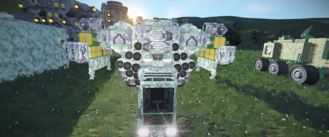 Blueprint Orbital Heavy Lifter Mk ** Space Engineers mod