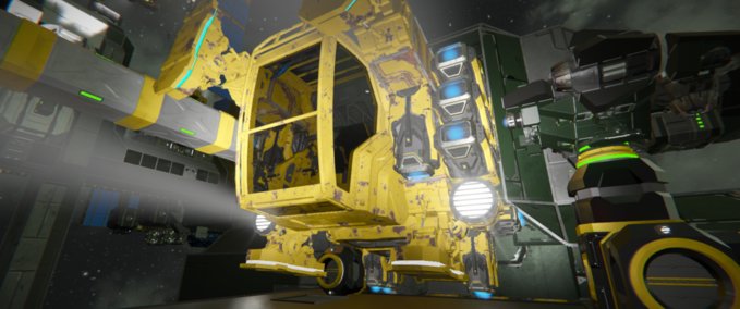 Blueprint small space tug Space Engineers mod