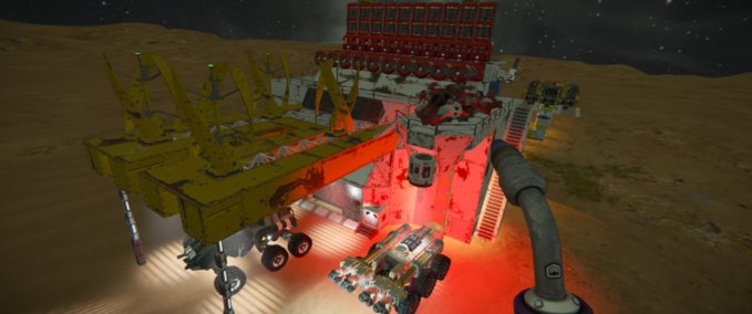 Blueprint Air tight work place Space Engineers mod