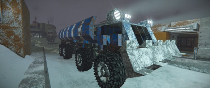 Blueprint Salvage Crew Rover (Two in one) Space Engineers mod