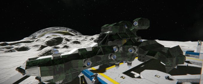 Blueprint K1 Ion Striker Mk. 4 Space Engineers mod