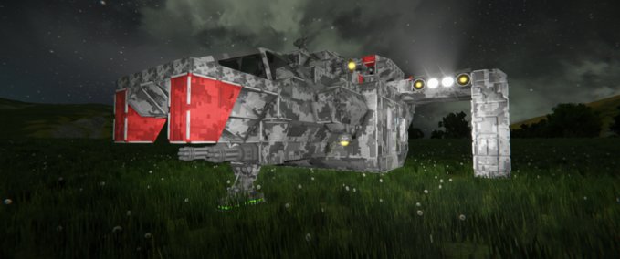 Blueprint DR-6 Light Dropship Space Engineers mod