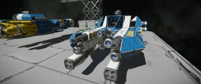 Blueprint Fighter publish test Space Engineers mod