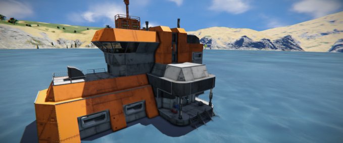 Blueprint (Industrie)Tour de controle Space Engineers mod