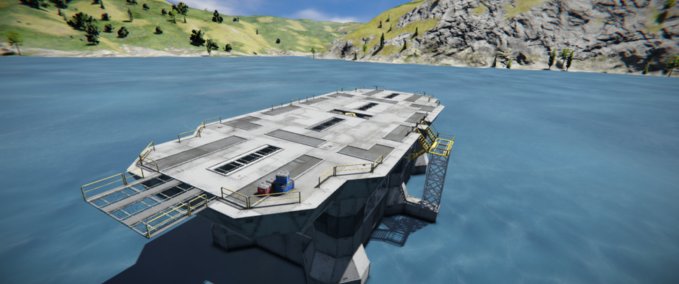 Blueprint Grand air d'attérrissage Space Engineers mod