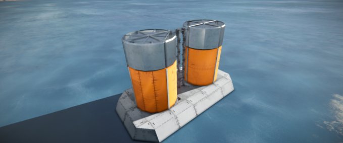 Blueprint (Industrie)Décor 02 double réservoir Space Engineers mod