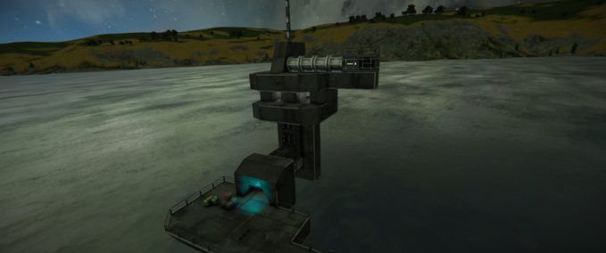 Blueprint Bunker haut Space Engineers mod