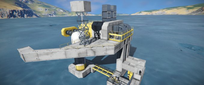 Blueprint (Industrie)Station de pompage Space Engineers mod