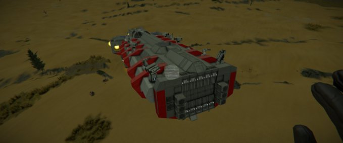 Blueprint War ship Space Engineers mod