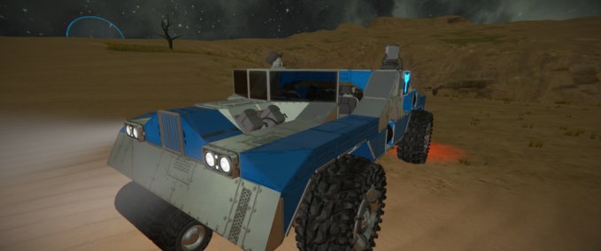 Blueprint SV-24 DesertFox Space Engineers mod