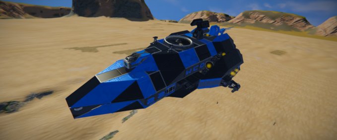 Blueprint WCO LA-S Blazer 22 Gunboat Space Engineers mod