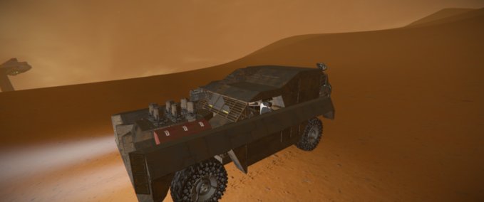 Blueprint MadMax (camper wagon conversion) Space Engineers mod